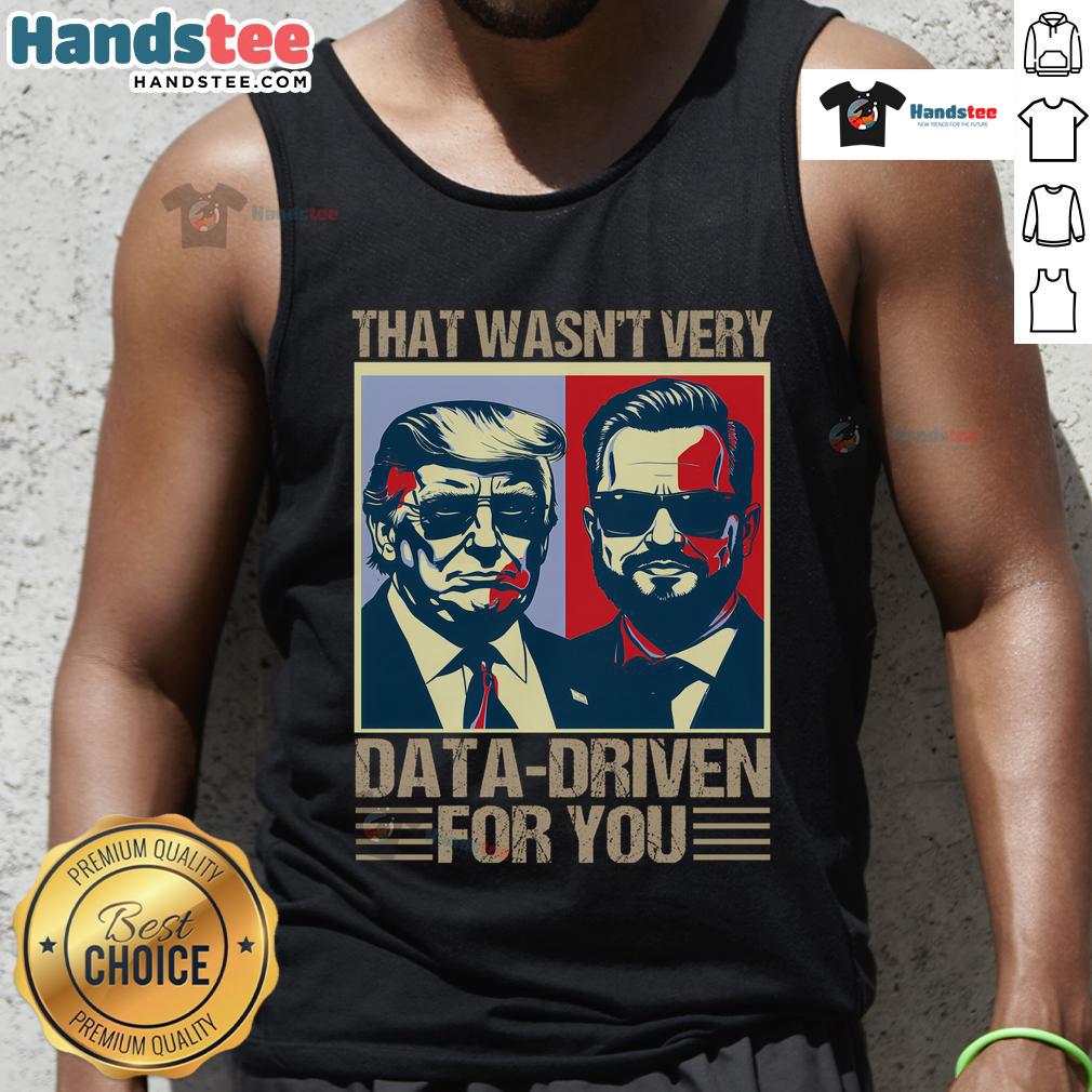 Trump Christmas pajamas tank top featuring a humorous quote, perfect for festive holiday gatherings and celebrations.