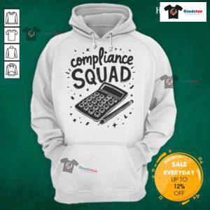 Nice Auditor Squad Compliance Finance Review hoodie showcasing a stylish design for finance professionals and auditors.