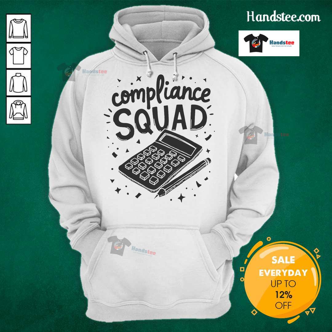 Nice Auditor Squad Compliance Finance Review hoodie showcasing a stylish design for finance professionals and auditors.