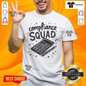 Nice Auditor Squad Compliance Finance Review Auditor T-Shirt featuring a stylish design for finance professionals.