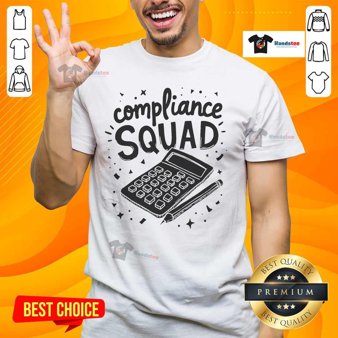 Nice Auditor Squad Compliance Finance Review Auditor T-Shirt featuring a stylish design for finance professionals.