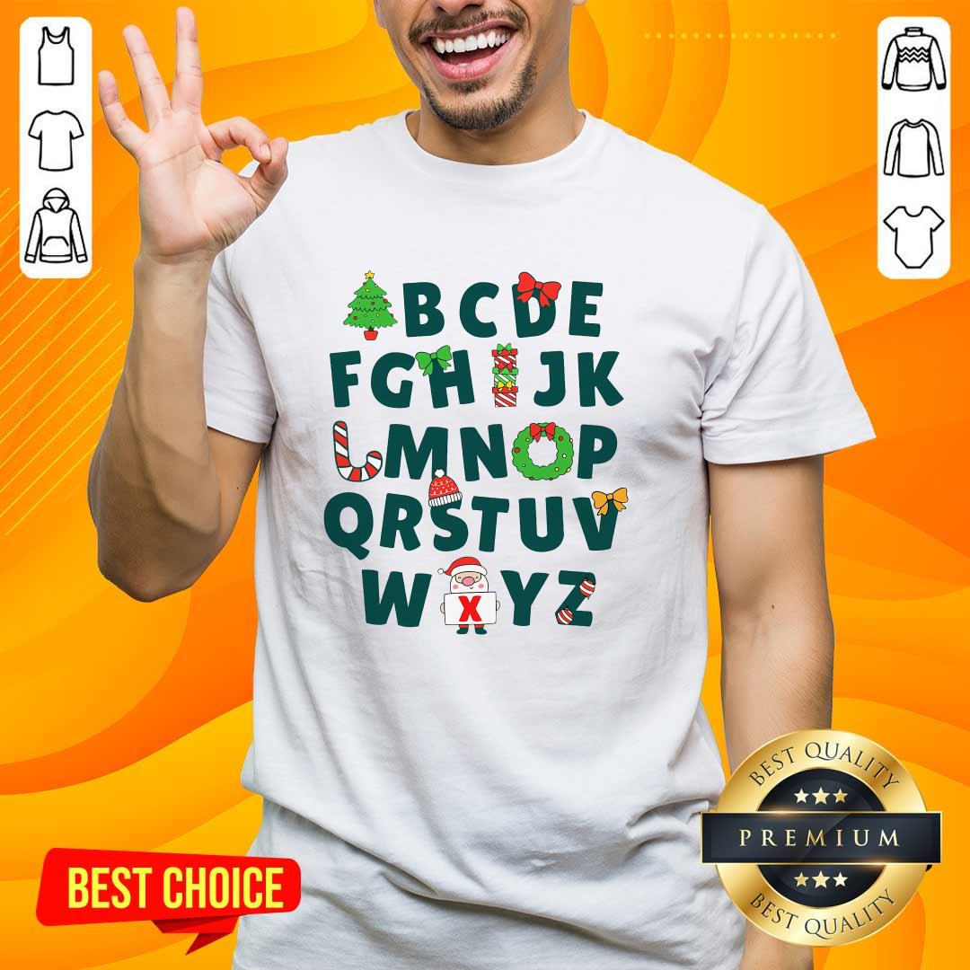 Celebrate learning this Christmas with our ABCs sweatshirt for kindergarten teachers!