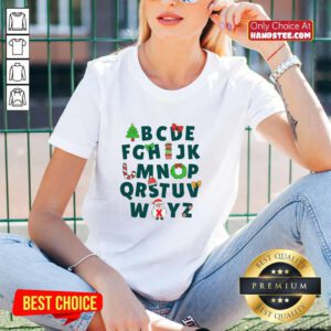 Celebrate learning with our Christmas ABCs tee for kindergarten teachers! Festive and fun!