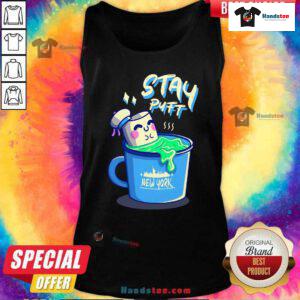 Official Cute Marshmallow Time Stay Putt New York Tank-top