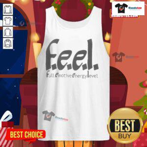 Official Feel Full Emotive Energy Level Tank Top in vibrant colors, perfect for workouts and expressing your energetic style.