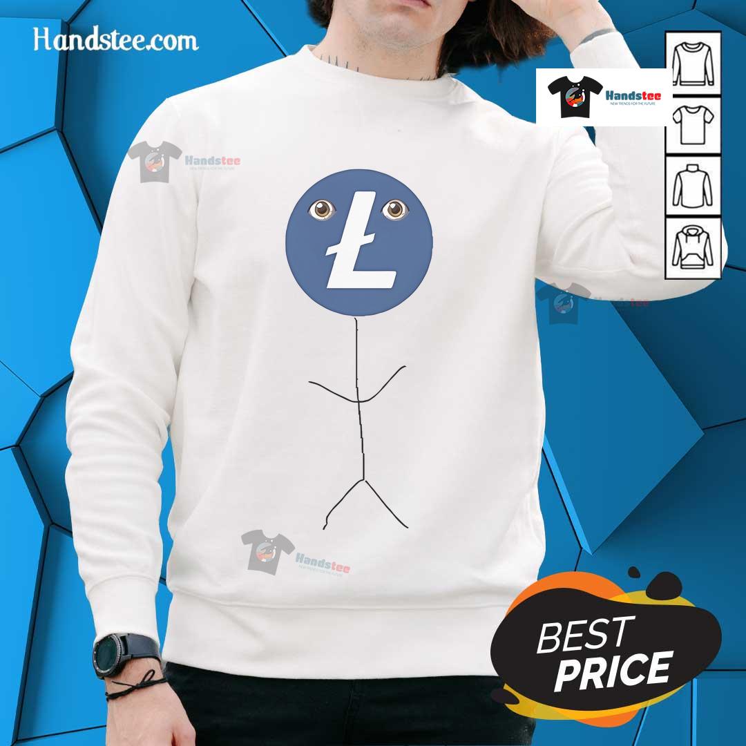 Official Litecoin mascots sweatshirt featuring vibrant graphics and a cozy design for crypto enthusiasts.