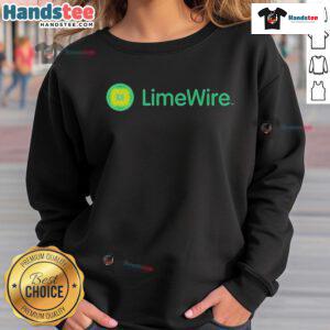 Official Space Ghost Limewire Sweatshirt in black, featuring vibrant graphic design and cozy fit for fans of retro cartoons.