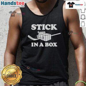 Official Stick In A Box Tank Top in vibrant colors, showcasing stylish design and comfortable fit for casual wear.