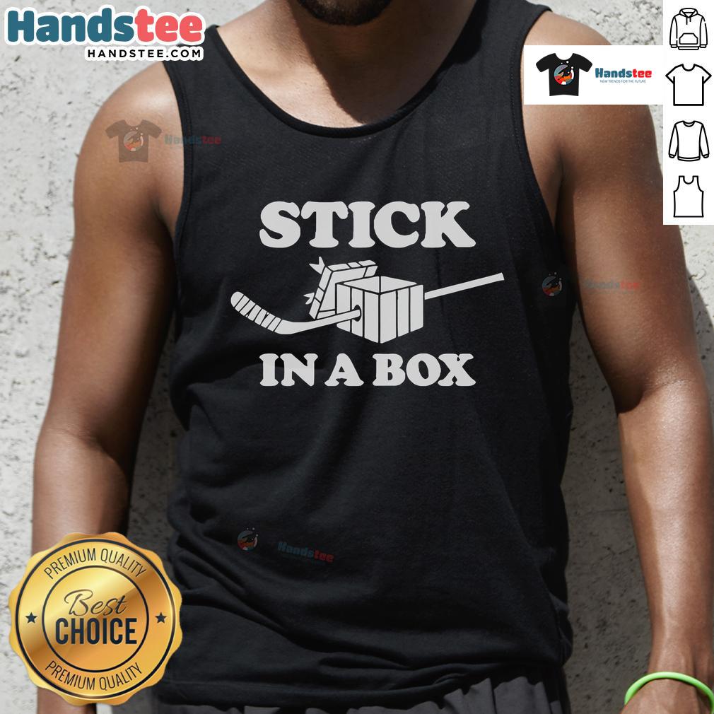 Official Stick In A Box Tank Top in vibrant colors, showcasing stylish design and comfortable fit for casual wear.