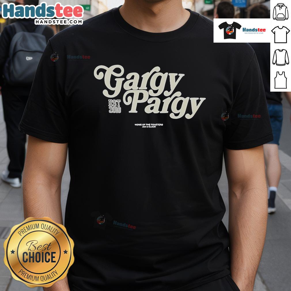 Official The Toast Gargy Pargy T-Shirt featuring vibrant design and comfortable fit for fans of The Toast.