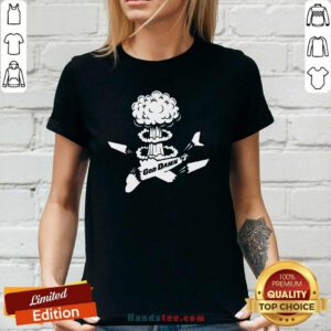 Premium God Damn Jets Nuclear Ladies-tee
