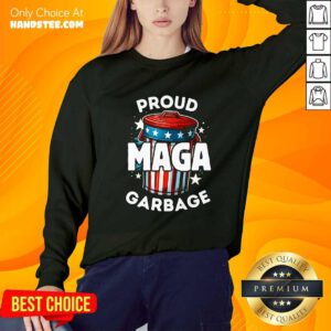 Premium Proud MAGA Garbage Sweater