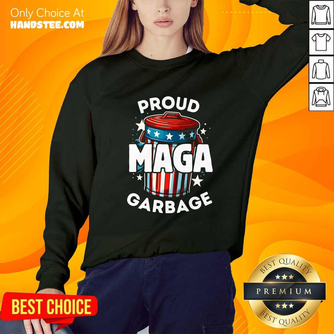 Premium Proud MAGA Garbage Sweater