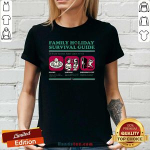 Pretty Family Holiday Survival Guide Ladies-tee