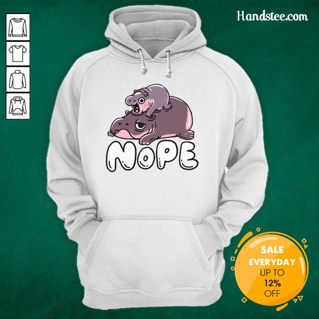 Pretty Nope No Moo Deng Hoodie