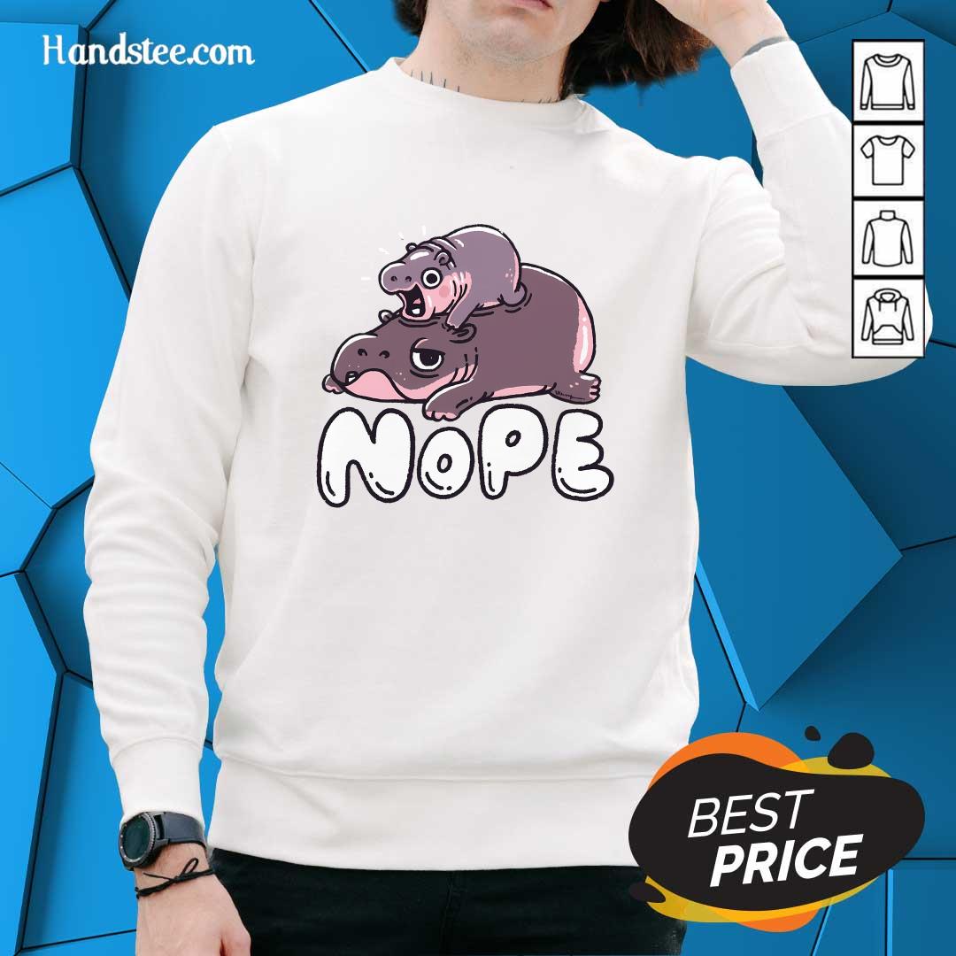Pretty Nope No Moo Deng Sweater