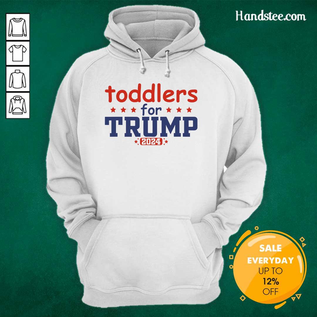Top Toddlers For Trump 2024 Hoodie