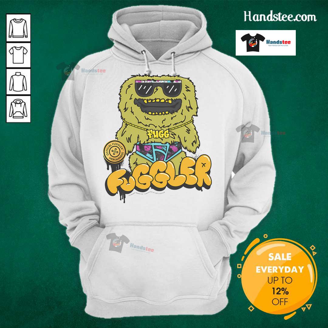 Awesome Fuggler Count Underoo Mcgoo graffiti text hoodie featuring vibrant street art design and playful colors.