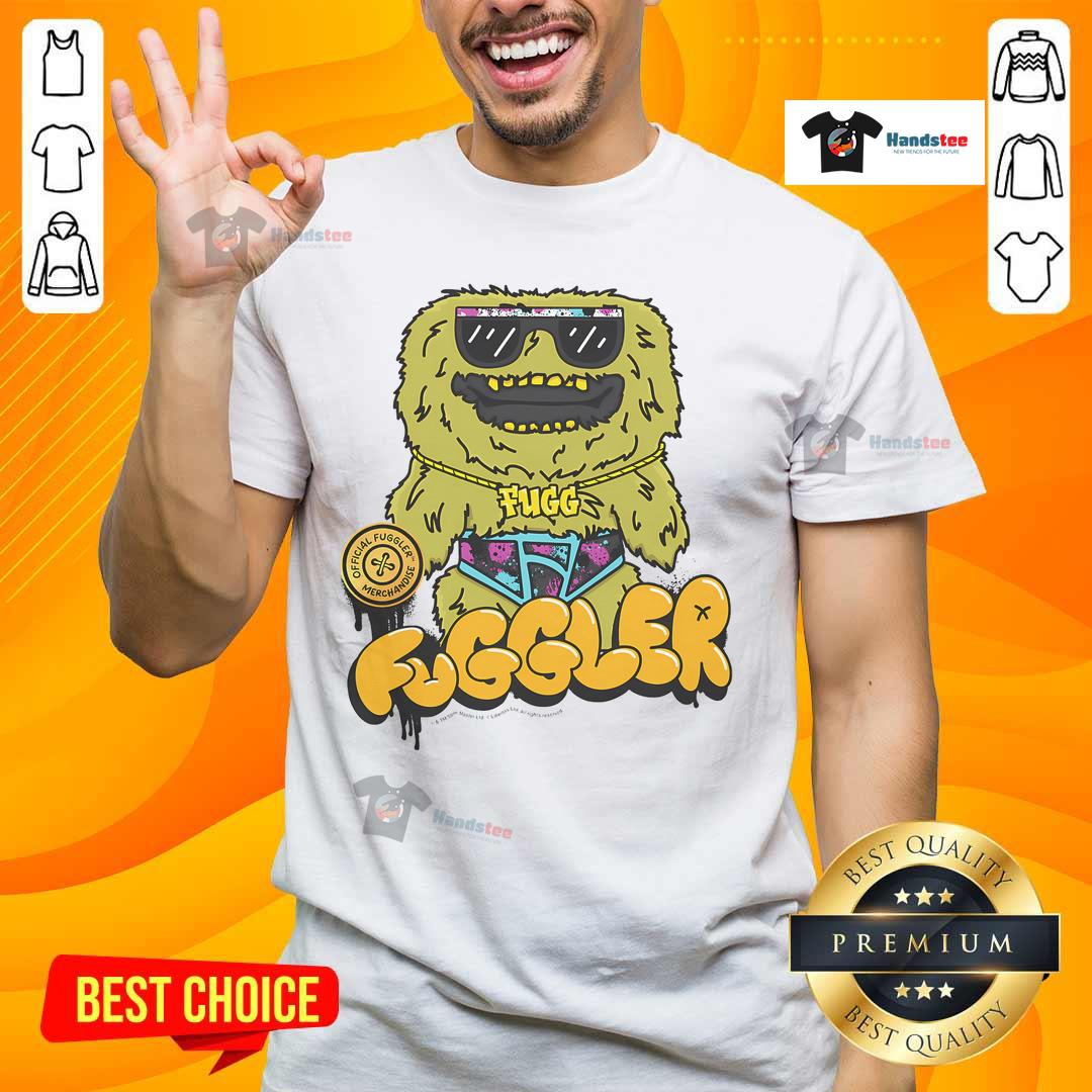 Awesome Fuggler Count Underoo Mcgoo graffiti text t-shirt featuring vibrant colors and playful design for fans.