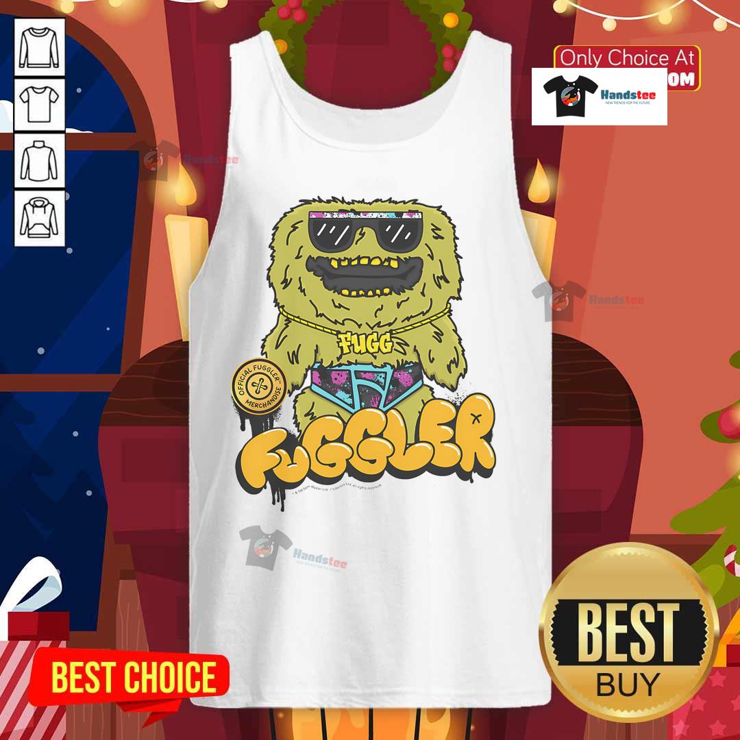 Alt Text: Awesome Fuggler Count Underoo Mcgoo graffiti text tank top design featuring vibrant colors and playful graphics.