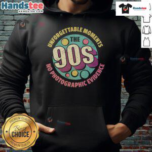 Awesome 90s Unforgettable Moments hoodie featuring retro design, perfect for nostalgic fans of 90s pop culture.
