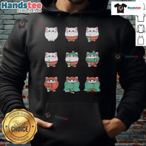 Adorable cat snuggled in a cozyfication hoodie, showcasing the charm of the Cute Cat Cozyfication Hoodie.
