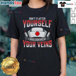 Funny nurse saying on a ladies tee, perfect for hospital nurses who love humor and style. Ideal nurse gift.