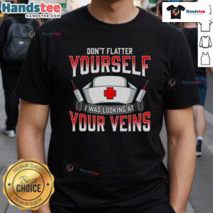 Funny nurse saying on a hospital nurses quote T-shirt, showcasing humor and pride in nursing profession.