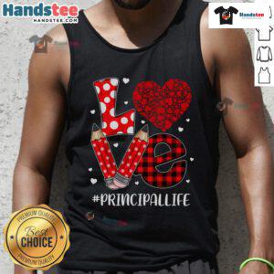 Funny plaid heart love tank top for Valentine's Day and Christmas celebrations, perfect for festive outfits.