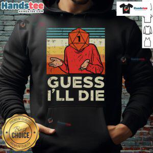 Funny RPG gamer in a retro hoodie, humorously reacting to a critical failure in a tabletop game.