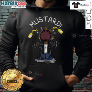 Funny trendy Lamar mustard hoodie featuring a vibrant design, perfect for casual outings and making a bold fashion statement.