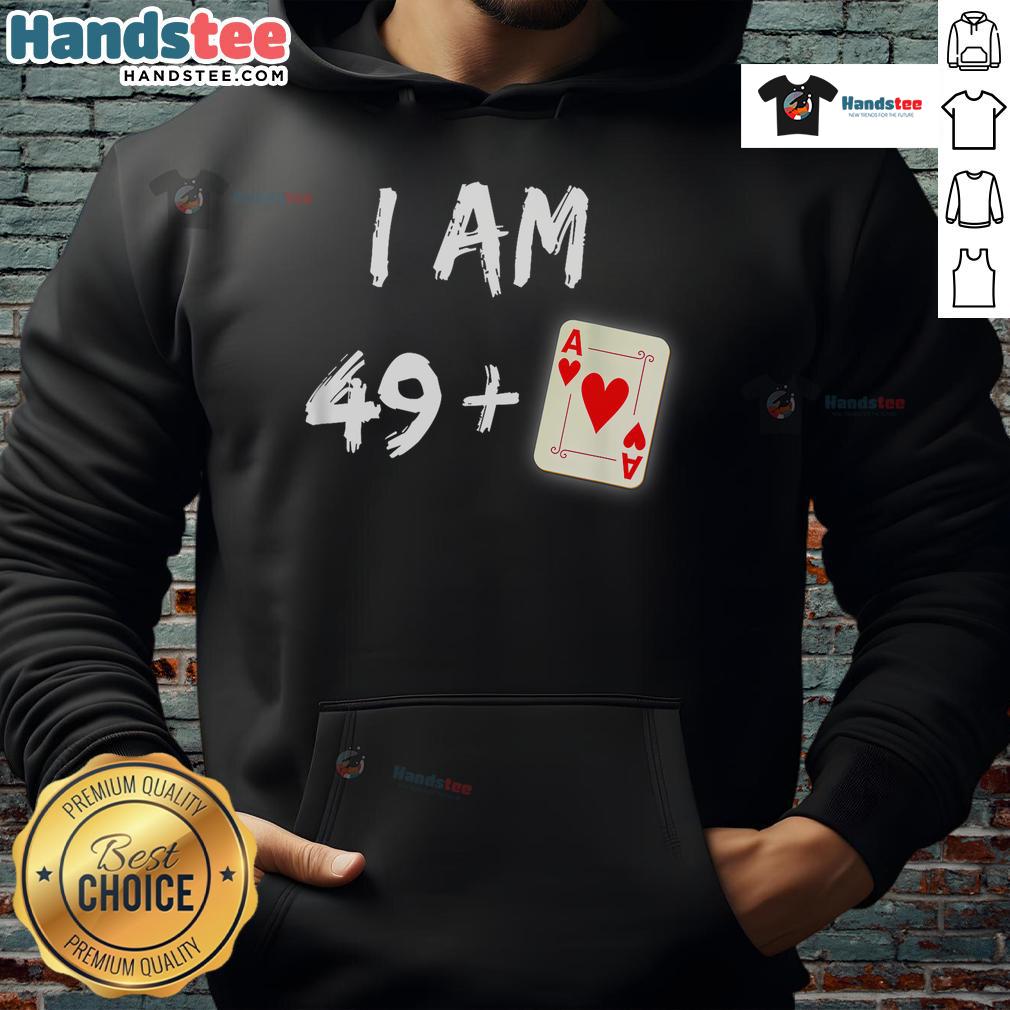 Alt Text: Good 50th Birthday Poker Player Hoodie featuring a stylish design perfect for celebrating a milestone birthday.