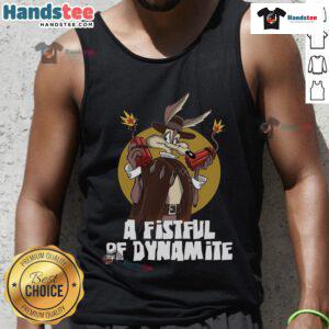 Stylish 'Good A Fistful Of Dynamite' tank top featuring iconic film artwork, perfect for movie fans and casual wear.