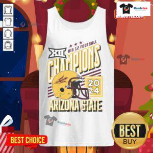 Good Arizona State Big 12 Champions tank top featuring vibrant team colors and logo, perfect for fans and athletes.