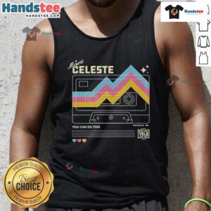 Good Celeste Mount You Can Do This Sides YOLO Tank Top featuring a motivational design and vibrant colors for active wear.