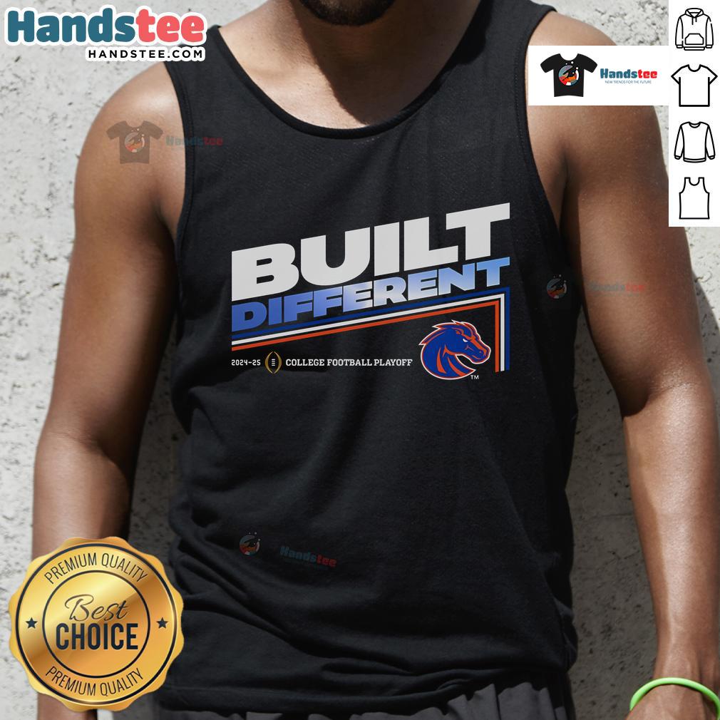 Boise State slogan tank top for the 2025 College Football Playoff, showcasing team spirit and style for fans.