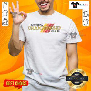 Good College Football Playoff National Championship T-Shirt featuring team colors and logo, perfect for game day wear.