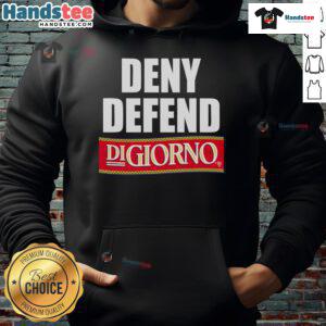 Good Deny Defend Digirno Hoodie featuring a stylish design, perfect for casual wear and showcasing a trendy street style.