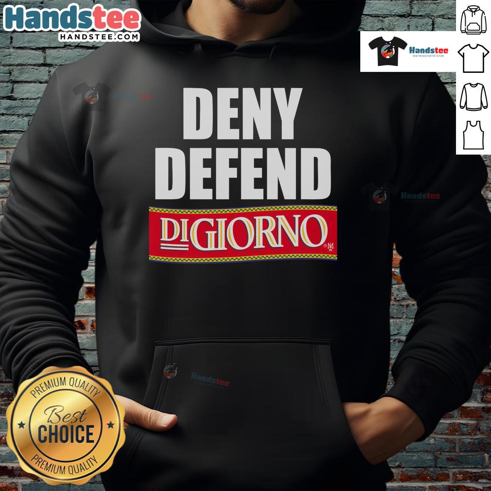 Good Deny Defend Digirno Hoodie featuring a stylish design, perfect for casual wear and showcasing a trendy street style.
