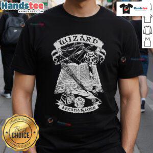 Good Fantasy Role Playing Game Wizard T-Shirt featuring a mystical wizard design, perfect for RPG fans and gamers.