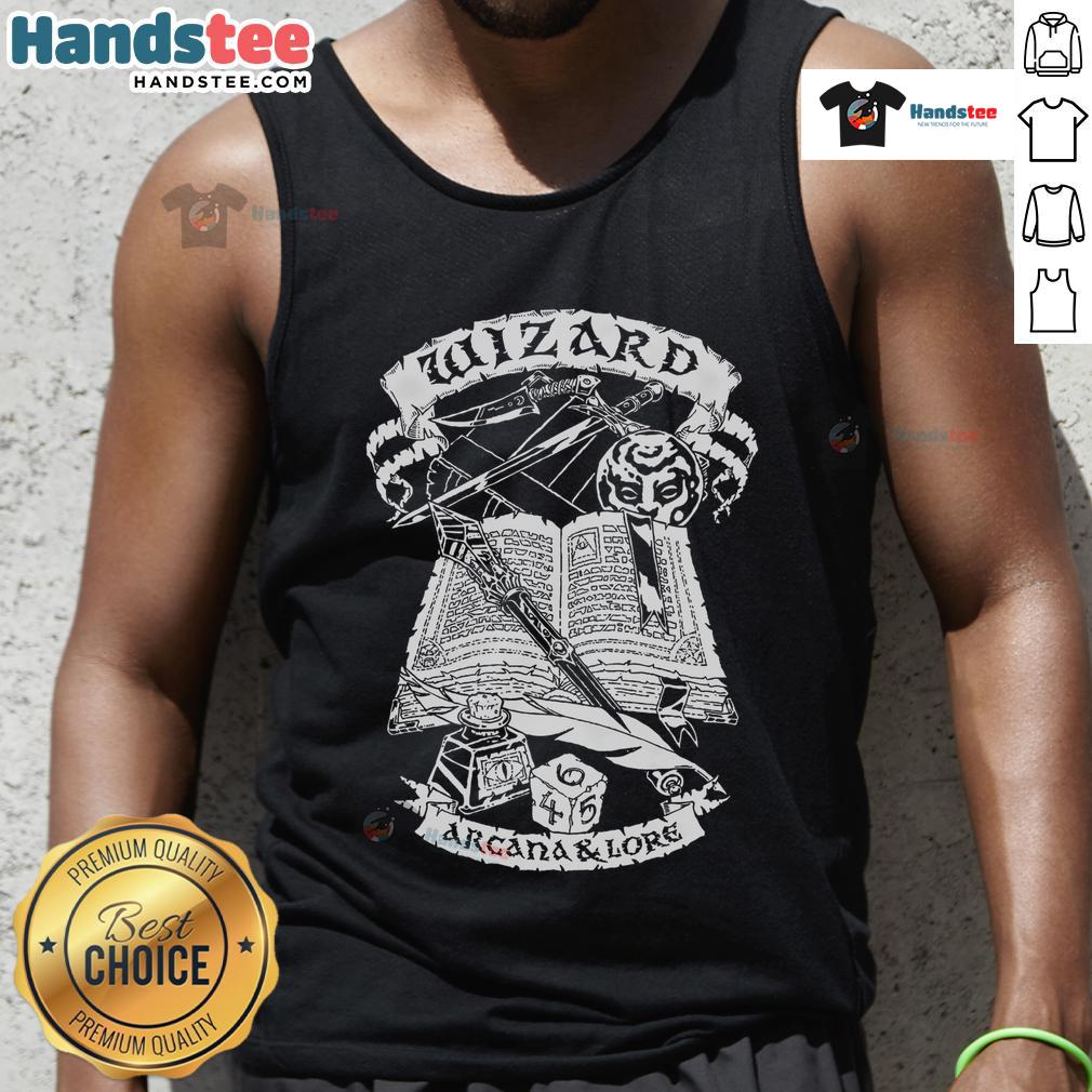 Good Fantasy Role Playing Game Wizard Tank Top featuring vibrant graphics and magical theme for gamers and fantasy lovers.