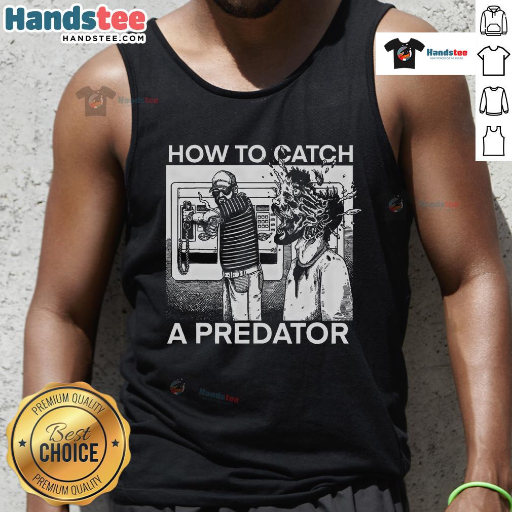Good Father of the Year tank top featuring Gary Plauche design, perfect for Father's Day and catching predators.