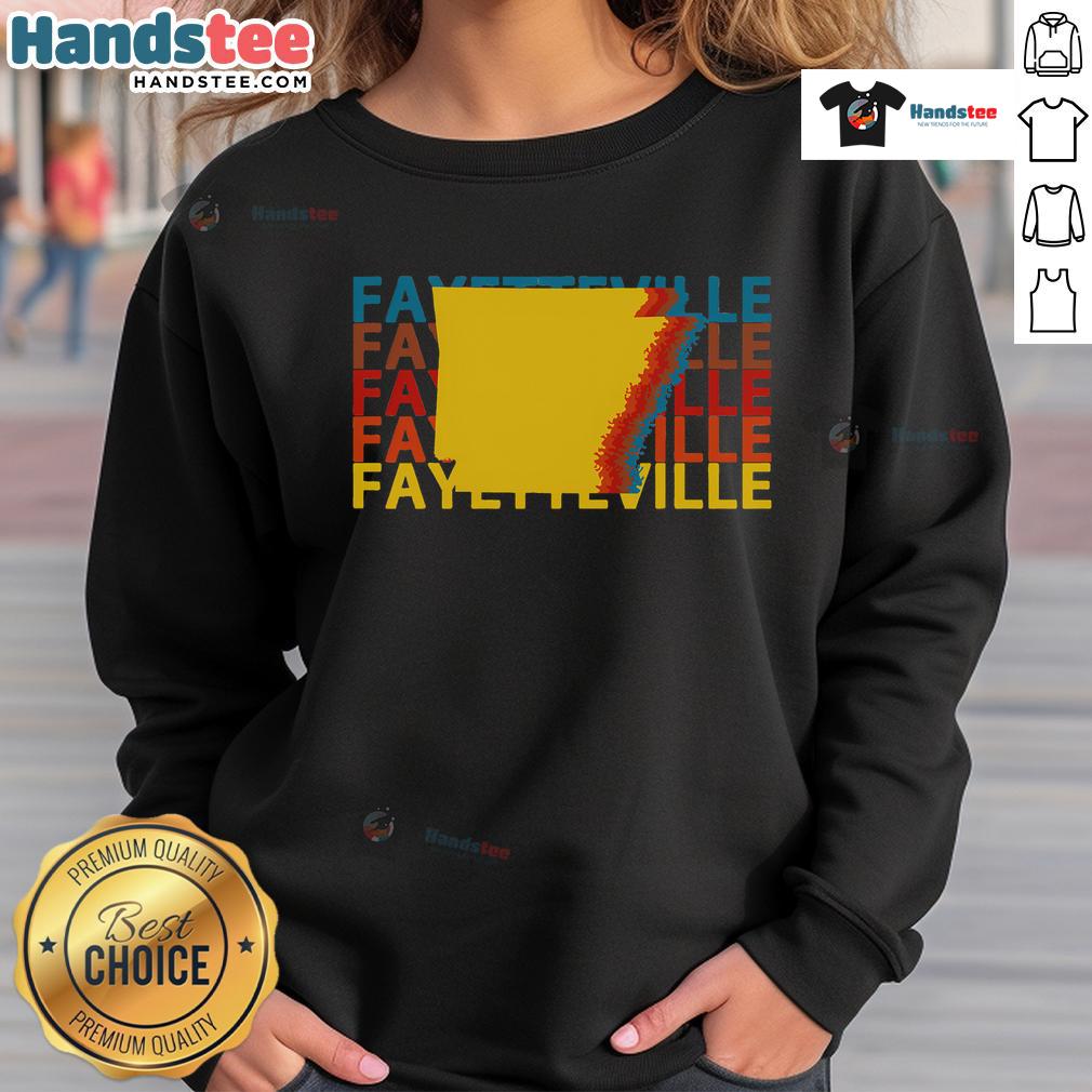 Vintage Repeat Sweatshirt in Fayetteville, Arkansas, featuring stylish design and comfortable fit for casual wear.