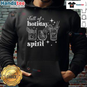 Good Full of Holiday Spifit Hoodie displayed on a cozy backdrop, perfect for festive winter styling and warmth.