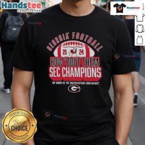 Good Georgia Bulldogs 2024 SEC Champions T-Shirt showcasing Top Dawgs pride in vibrant team colors and logo.