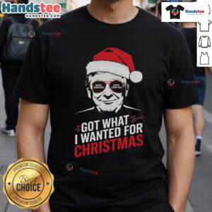 2024 President T-Shirt featuring 'Good Got What I Wanted For Christmas Pajamas' - a fun holiday apparel choice.