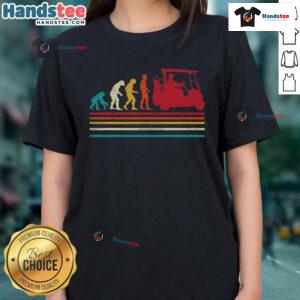 Funny golf cart design featuring vintage ladies golfing, perfect for golf enthusiasts and collectors of unique golf art.