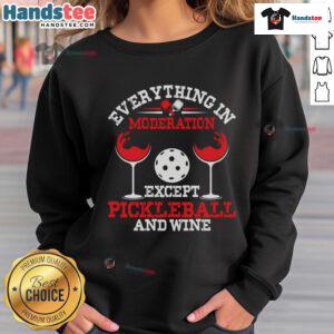 Good Inspired Pickleball sweatshirt featuring vibrant graphics, perfect for pickleball enthusiasts and stylish players.