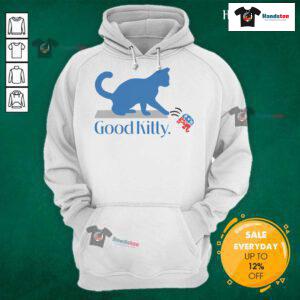 Good Kitty Cat Ladies for Kamala hoodie featuring a playful design with a cat graphic, perfect for feline lovers.