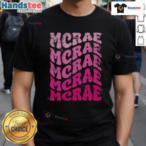 Good Mcrae Personalized Name I Love Mcrae 70s Vintage T-Shirt with retro design and vibrant colors, perfect for nostalgia lovers.